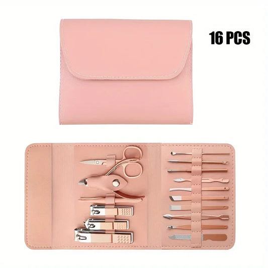 Set Profesional 16 Piese Îngrijire Unghii