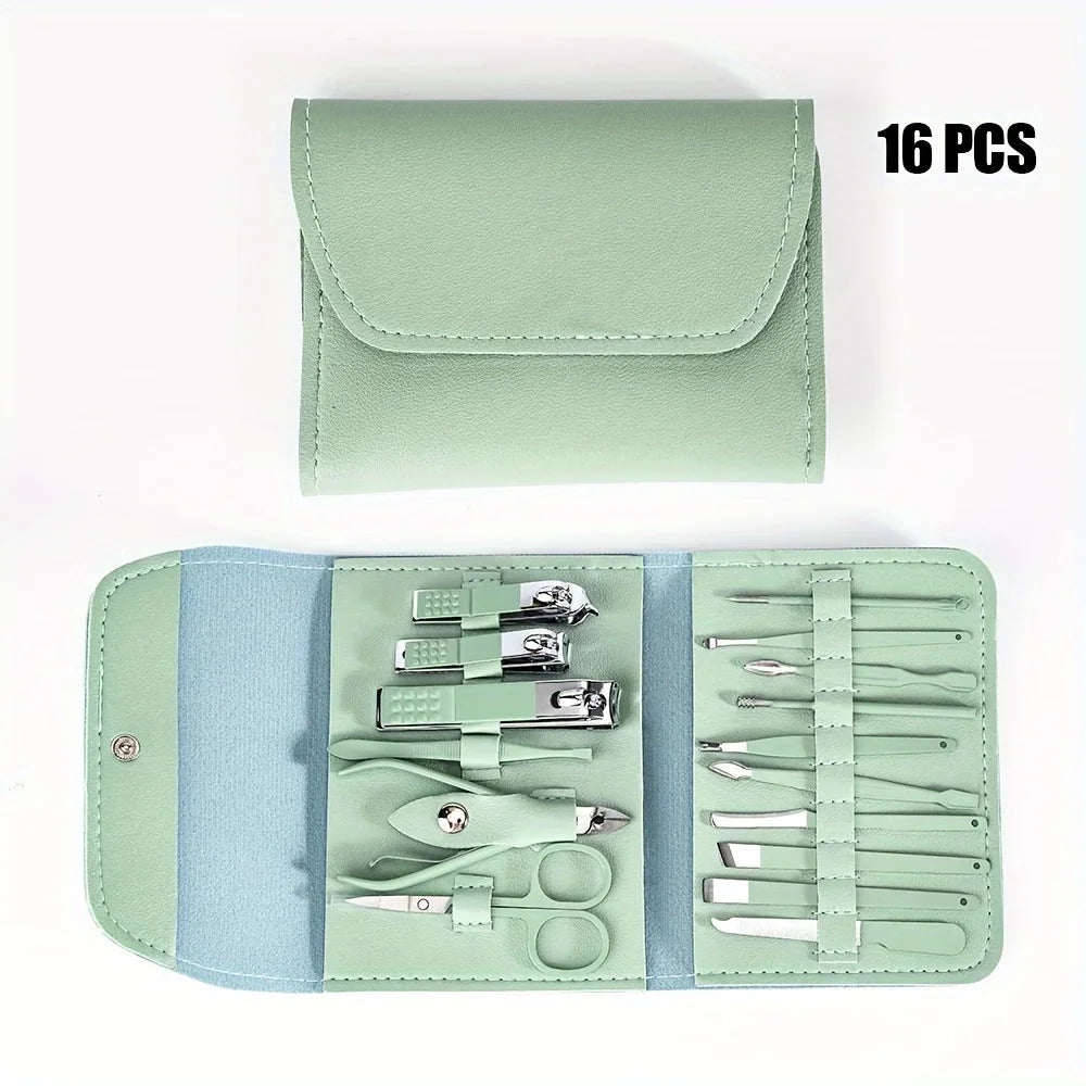Set Profesional 16 Piese Îngrijire Unghii