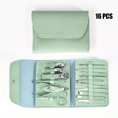 Set Profesional 16 Piese Îngrijire Unghii