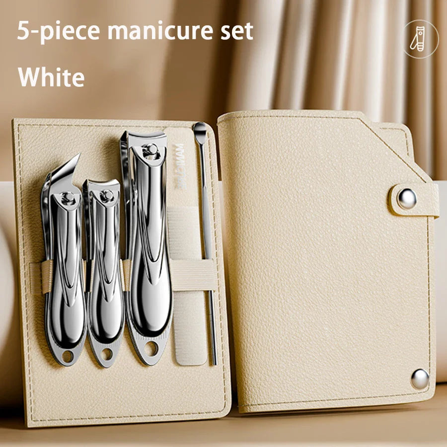Set Manichiură 5 Piese - Kit Compact Îngrijire Unghii