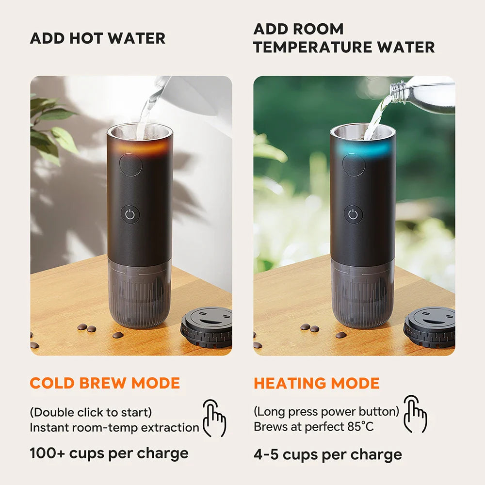 Expresor Portabil de Cafea pentru Mașină