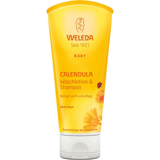 WELEDA Calendula gel de duș și șampon pentru bebeluși 200 ml